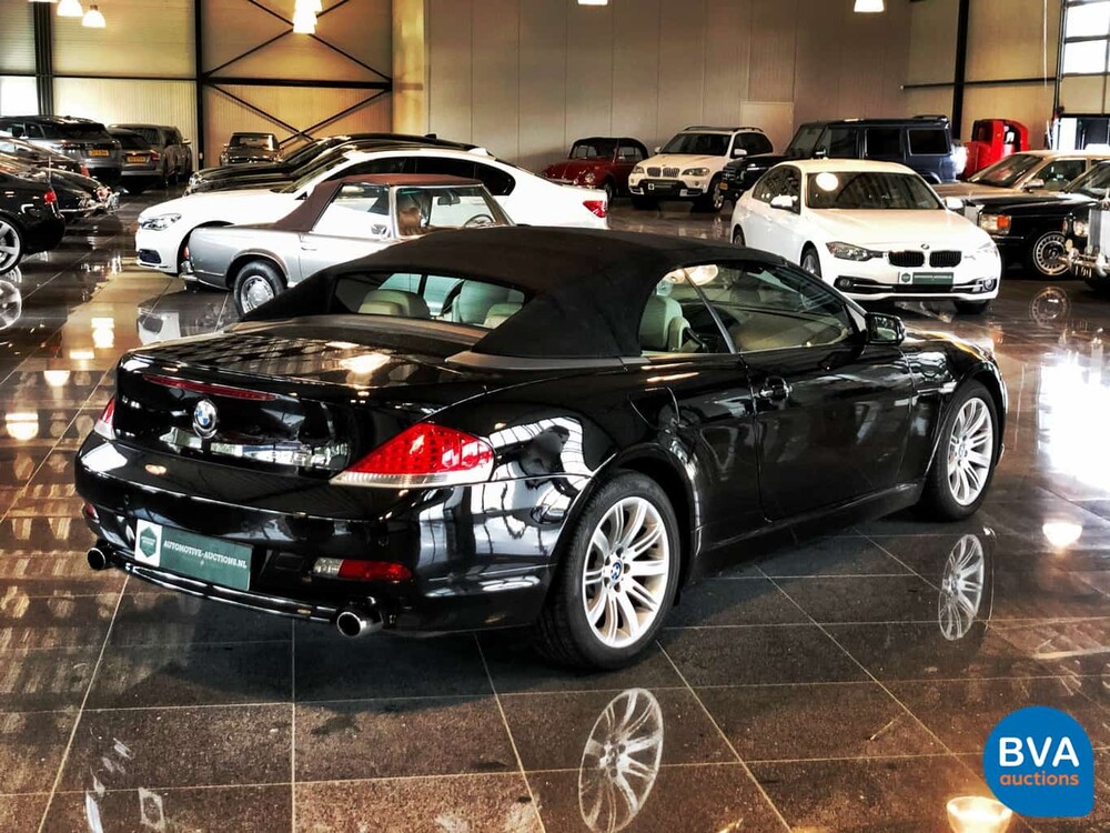 BMW 645Ci Cabriolet 4.4 V8 333 PS Original NL 6-Serie 2005, 86-RF-NK.