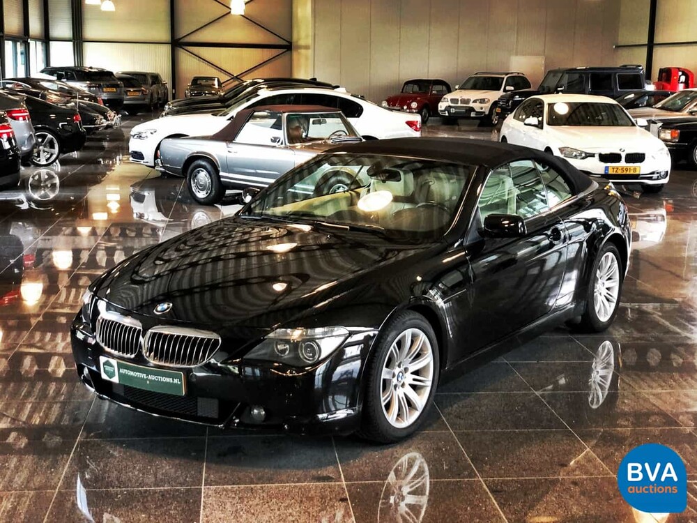 BMW 645Ci Cabriolet 4.4 V8 333 PS Original NL 6-Serie 2005, 86-RF-NK.