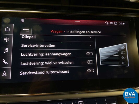 Audi Q8 50TDI Quattro S-line 286hp Black-Optic Pro Line S, TZ-164-R.