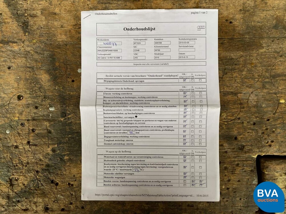 Audi A5 Cabriolet 1.8 TFSI S-Line 160pk 2010, 36-NTB-8