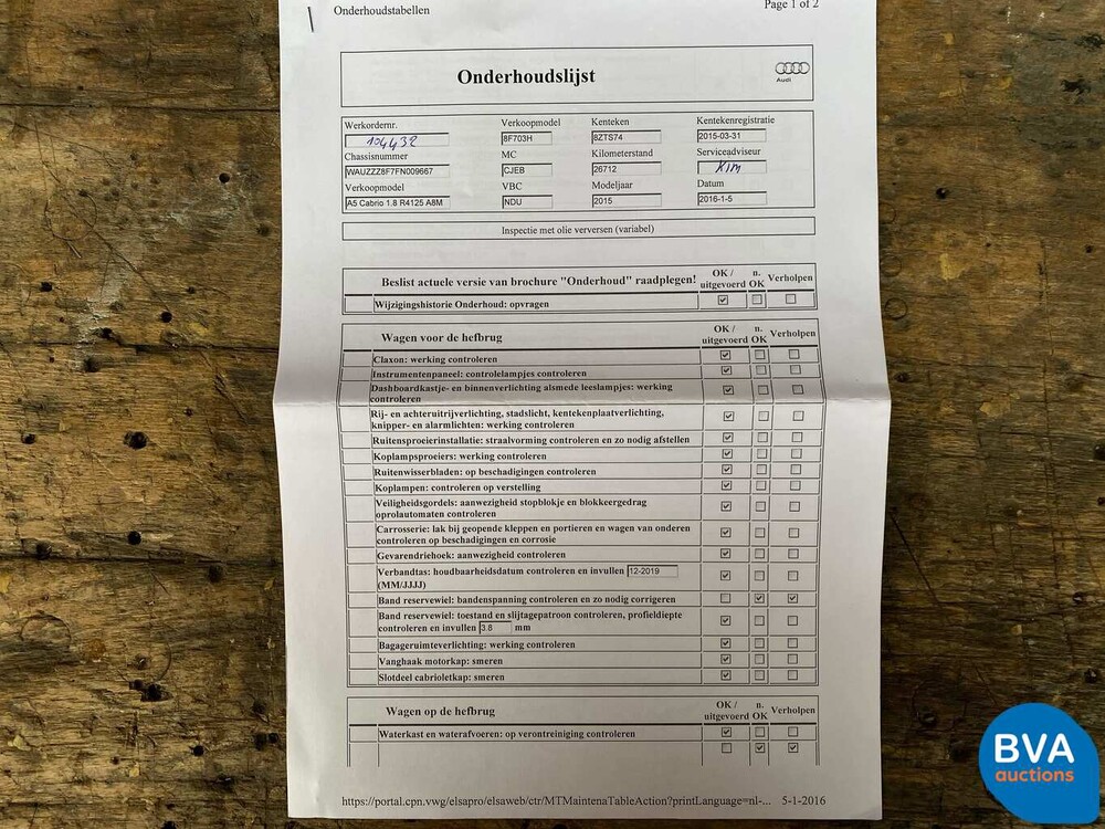 Audi A5 Cabriolet S-Line 1.8 TFSI Sport Ed. 170pk Facelift 2015, 8-ZTS-74