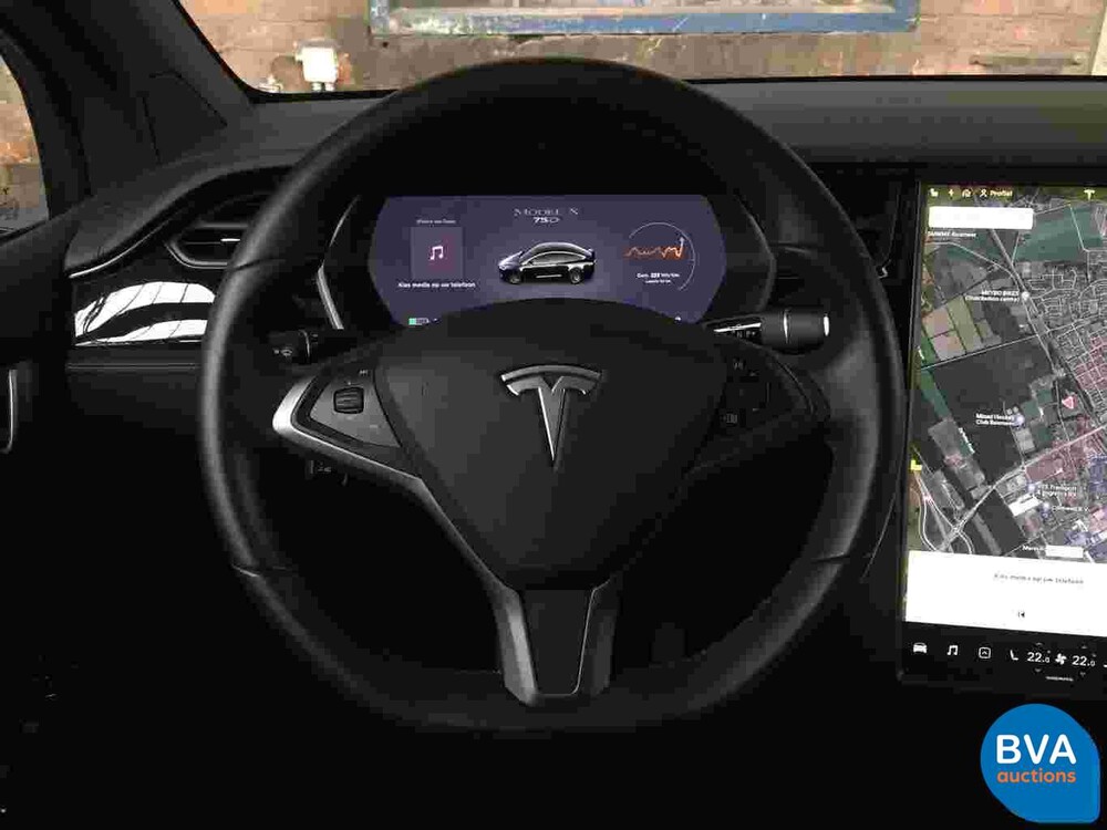 Tesla Model X 75D Base 333pk 7-persoons 2018 -GARANTIE-, TP-466-Z