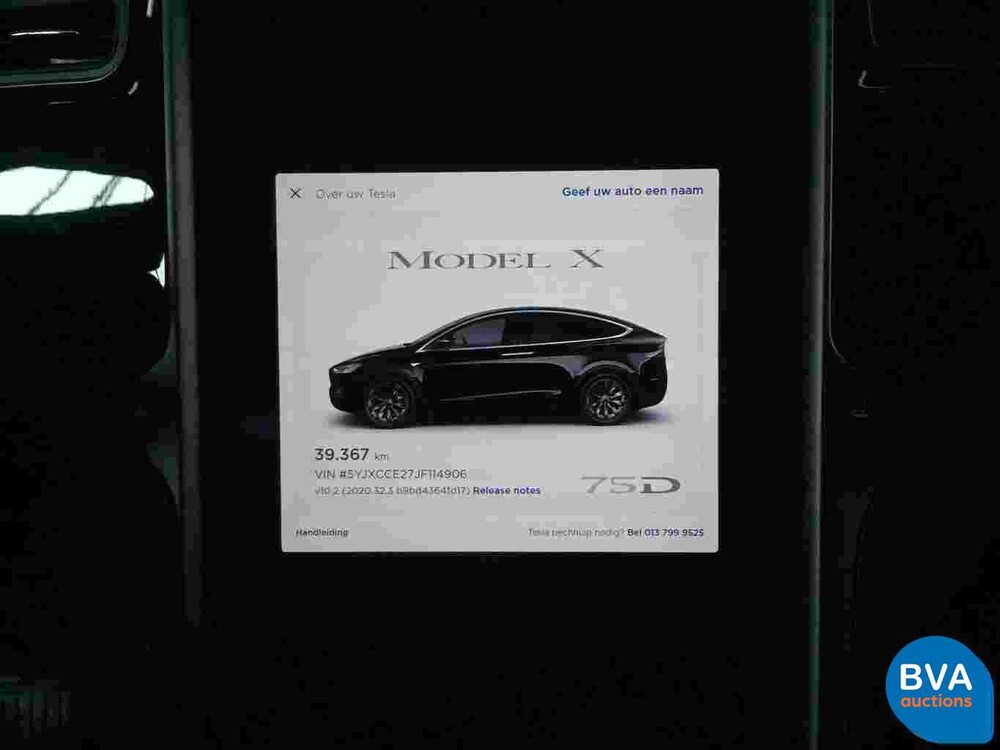 Tesla Model X 75D Base 333pk 7-persoons 2018 -GARANTIE-, TP-466-Z