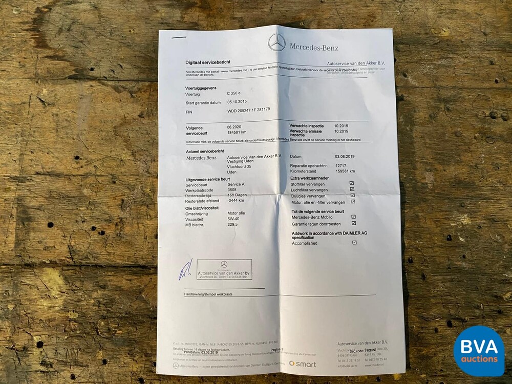 Mercedes-Benz C-Klasse Estate 350e Plug-In Hybrid Lease Edition 2015, HF-667-R