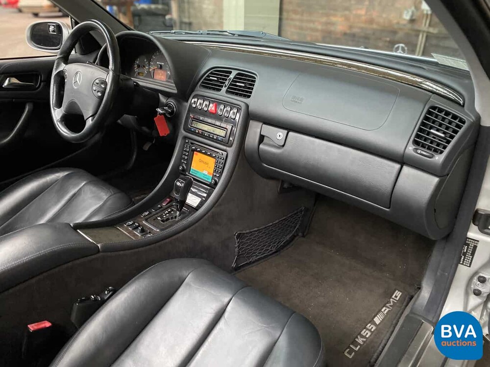 Mercedes-Benz CLK55 Cabriolet AMG 347pk CLK-Klasse 2002, 11-HJX-6