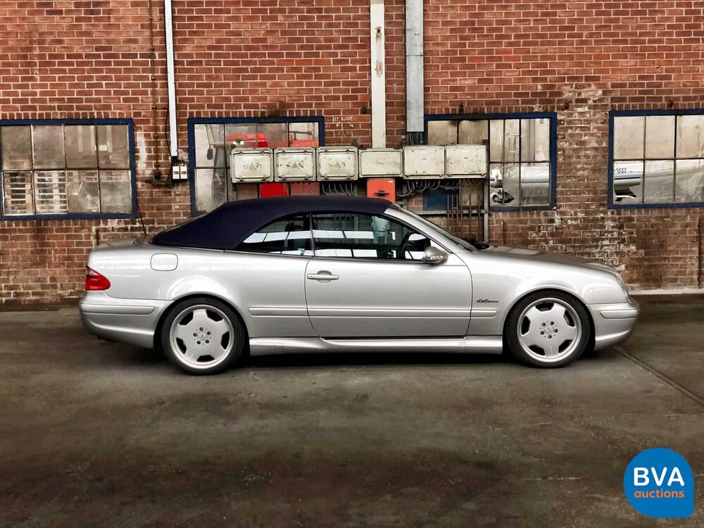 Mercedes-Benz CLK55 Cabriolet AMG 347pk CLK-Klasse 2002, 11-HJX-6