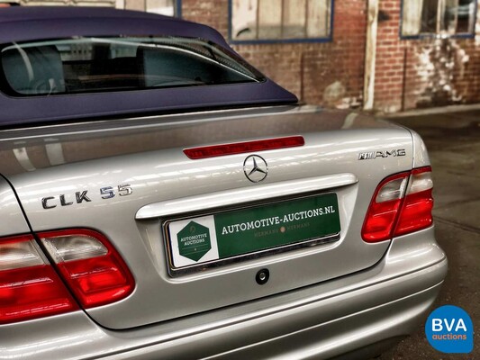 Mercedes-Benz CLK55 Cabriolet AMG 347 PS CLK-Klasse 2002, 11-HJX-6.