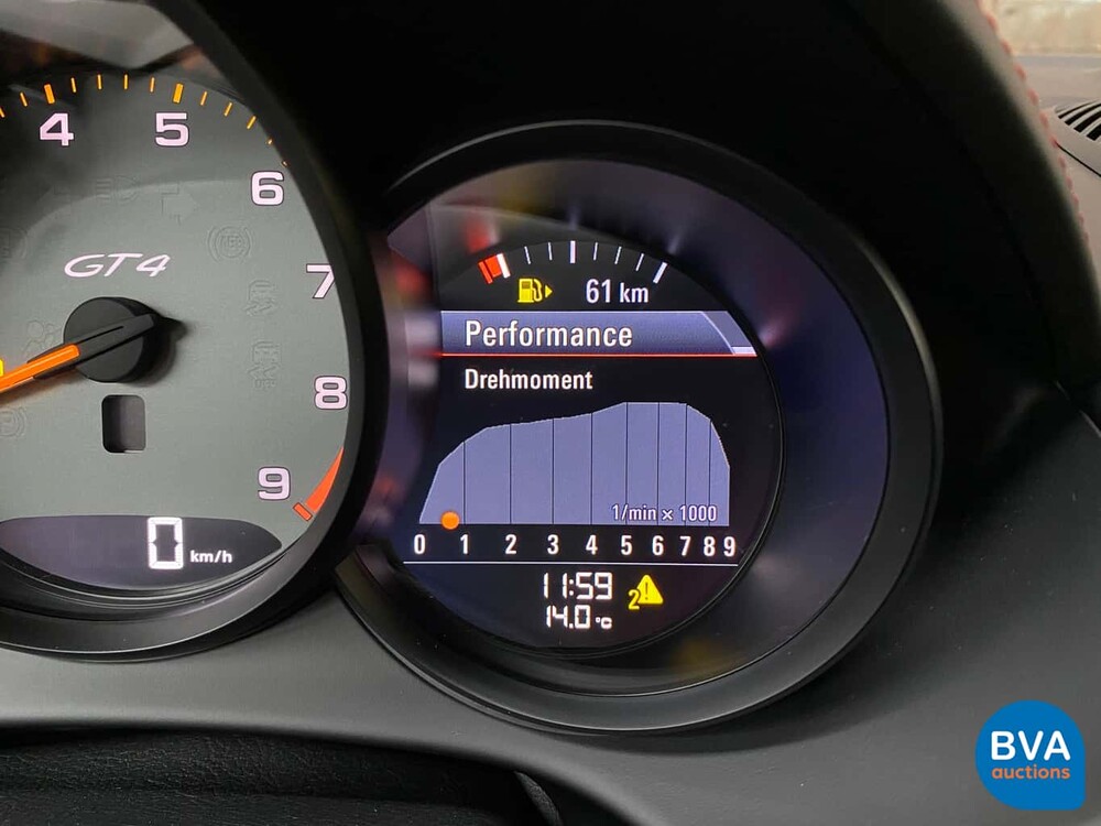 Porsche GT4 4.0 Cayman 718 420pk 2020 Clubsport, Nieuw met Garantie.
