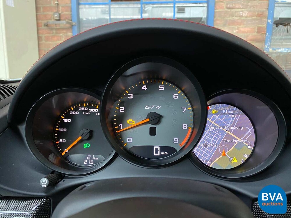 Porsche GT4 4.0 Cayman 718 420pk 2020 Clubsport, Nieuw met Garantie.
