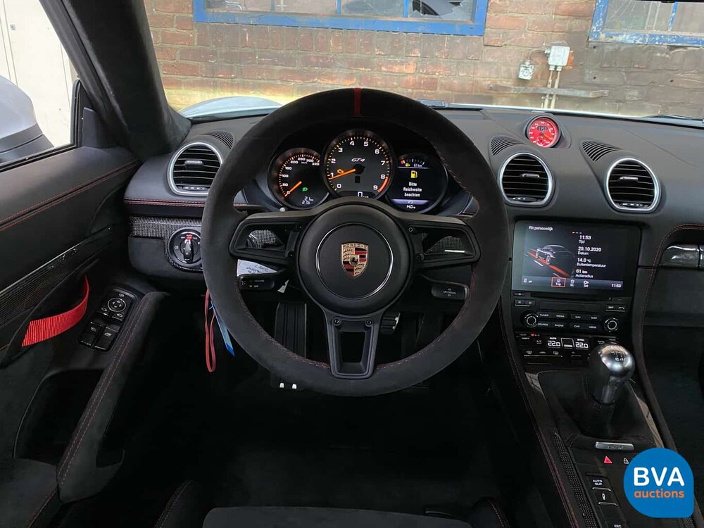 Porsche GT4 4.0 Cayman 718 420pk 2020 Clubsport, Nieuw met Garantie.