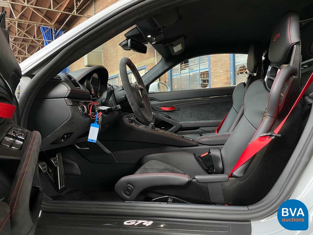 Porsche GT4 4.0 Cayman 718 420pk 2020 Clubsport, Nieuw met Garantie.