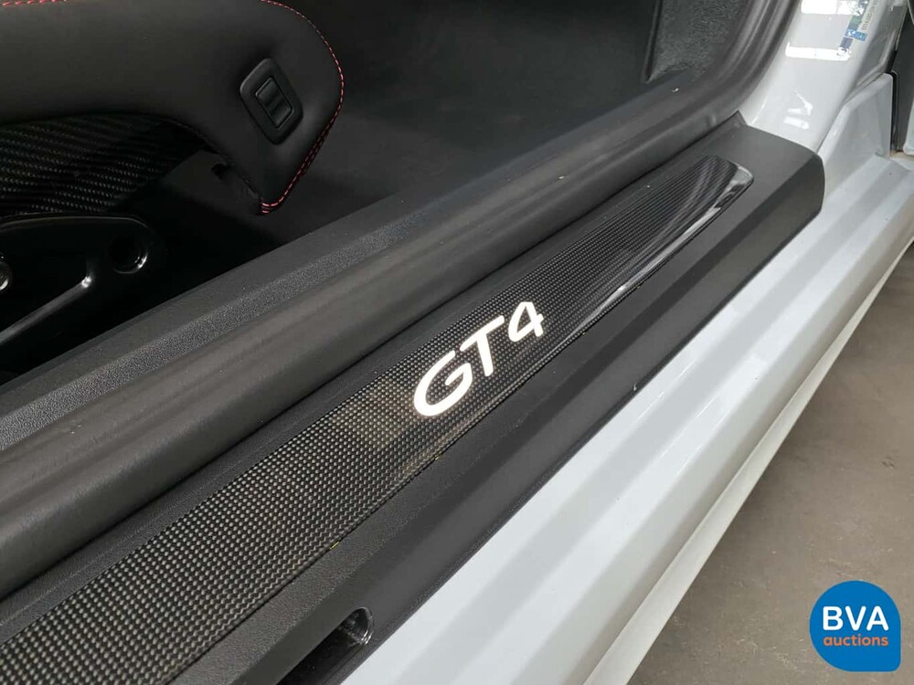 Porsche GT4 4.0 Cayman 718 420pk 2020 Clubsport, Nieuw met Garantie.