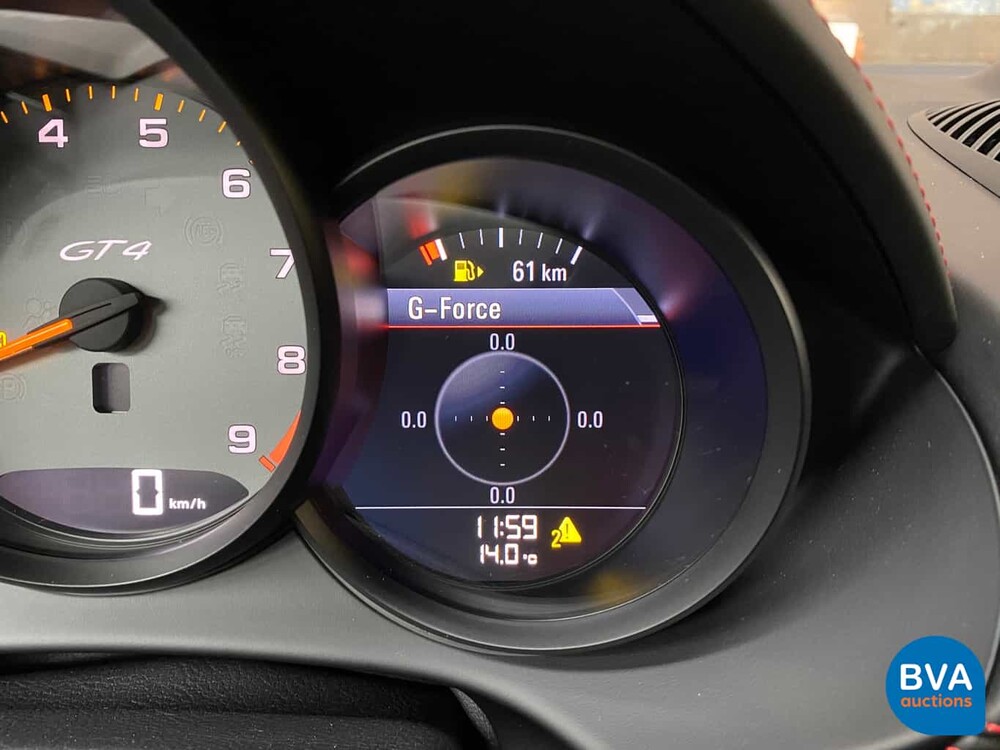 Porsche GT4 4.0 Cayman 718 420pk 2020 Clubsport, Nieuw met Garantie.