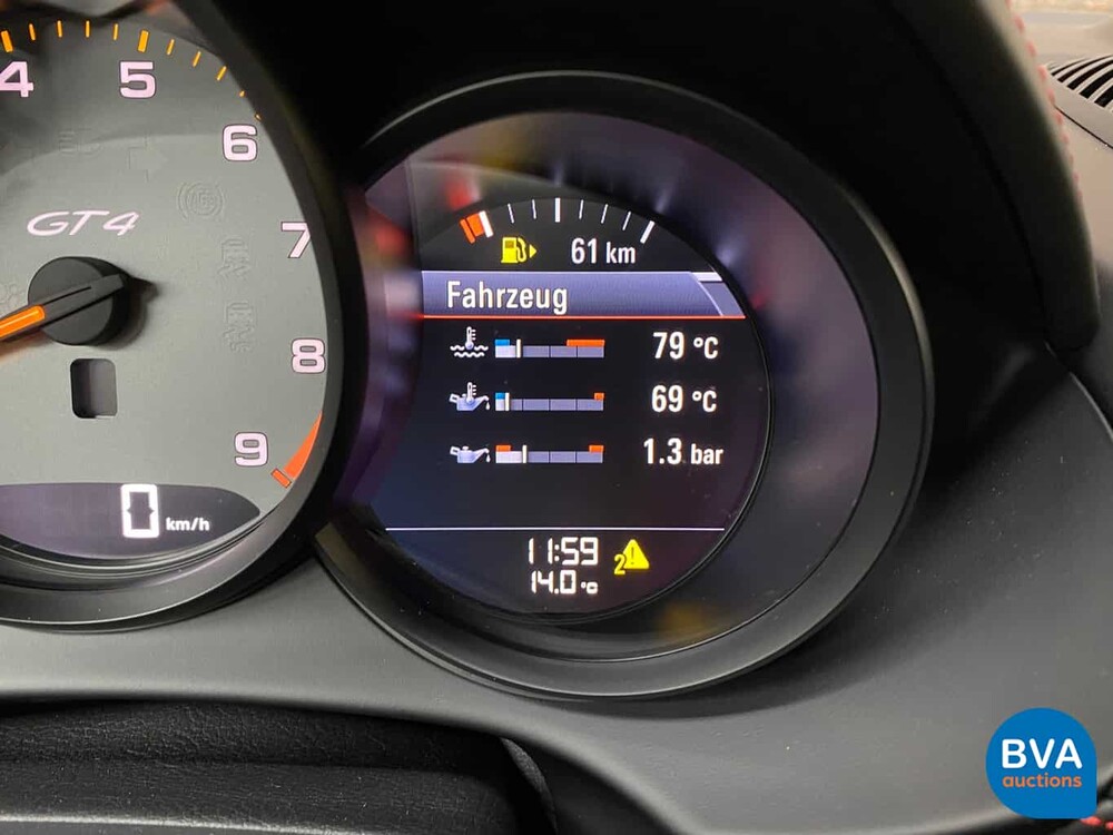 Porsche GT4 4.0 Cayman 718 420pk 2020 Clubsport, Nieuw met Garantie.