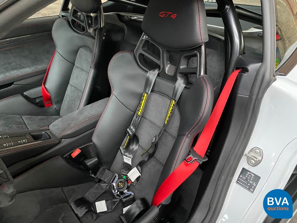 Porsche GT4 4.0 Cayman 718 420pk 2020 Clubsport, Nieuw met Garantie.