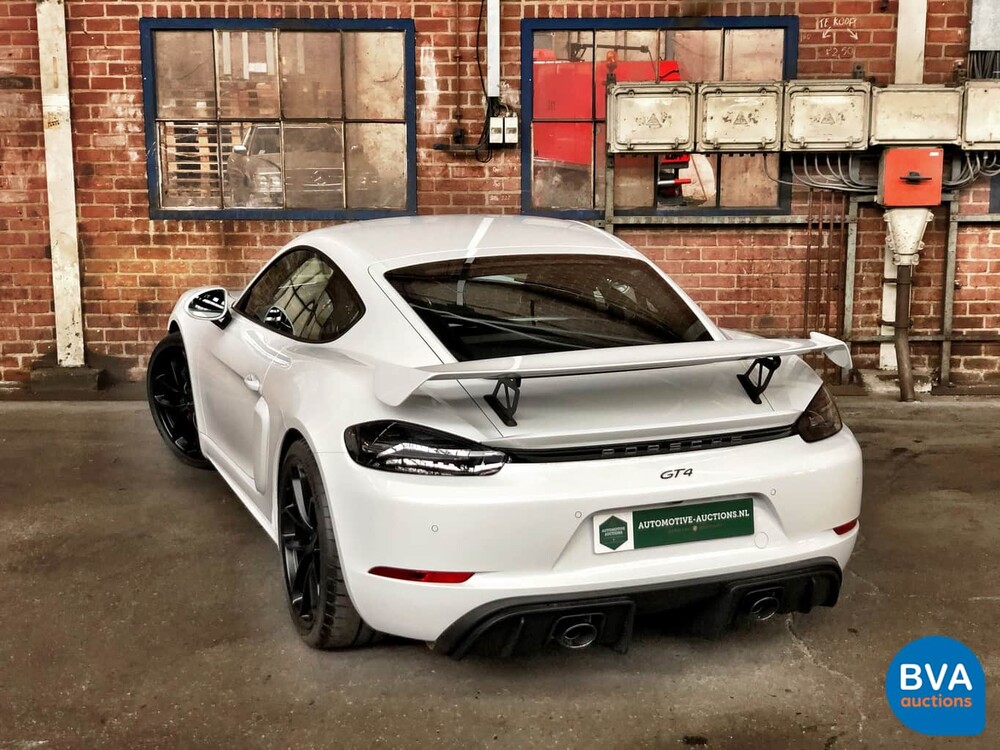 Porsche GT4 4.0 Cayman 718 420pk 2020 Clubsport, Nieuw met Garantie.