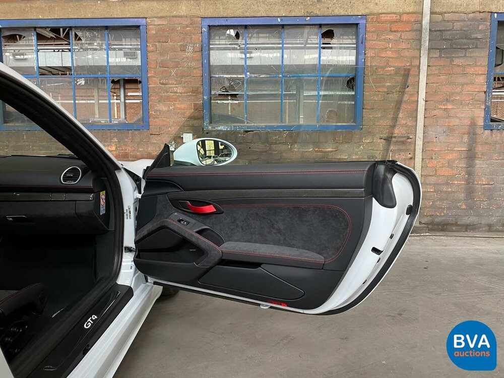 Porsche GT4 4.0 Cayman 718 420pk 2020 Clubsport, Nieuw met Garantie.
