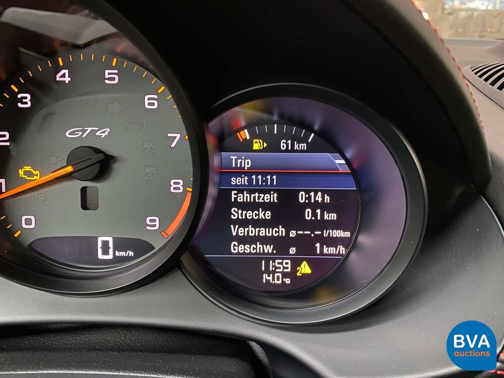 Porsche GT4 4.0 Cayman 718 420pk 2020 Clubsport, Nieuw met Garantie.