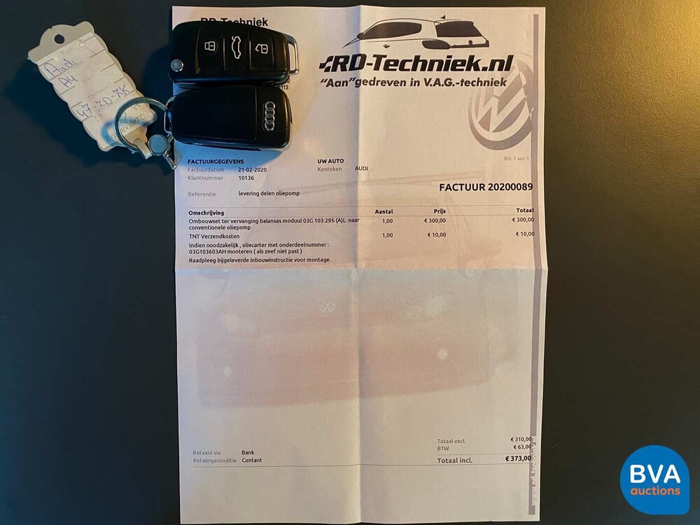 Audi A4 2.0 TDI Avant Advance Automaat 140pk 2008 Origineel NL, 47-ZD-ZK