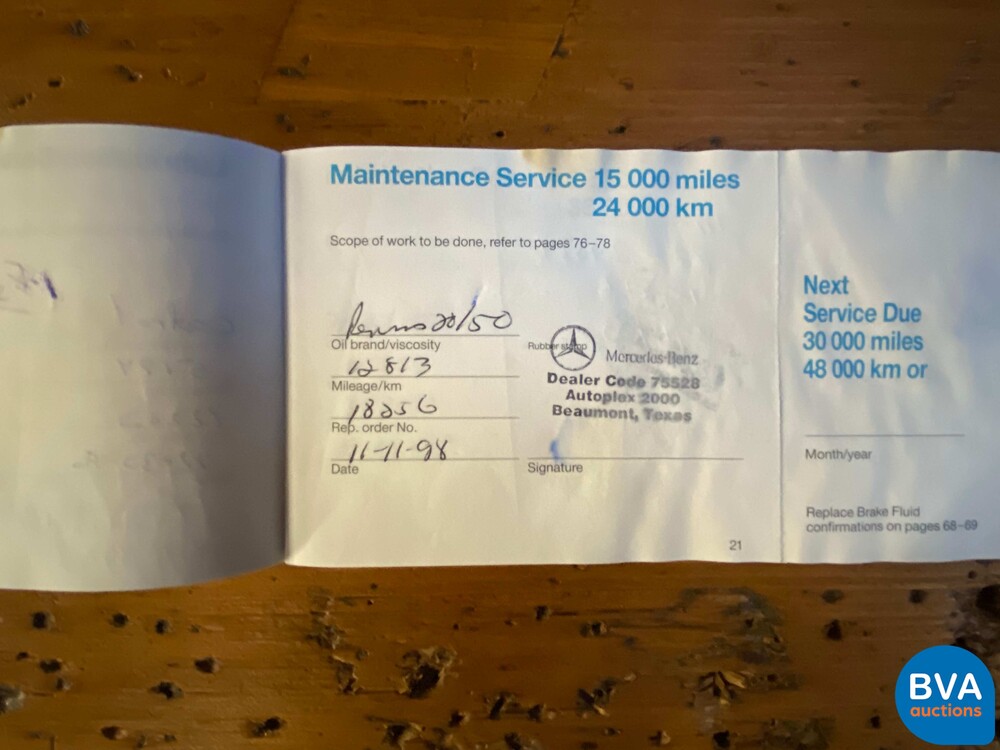 Mercedes-Benz SL500 V8 R129 Roadster SL-Klasse 1996