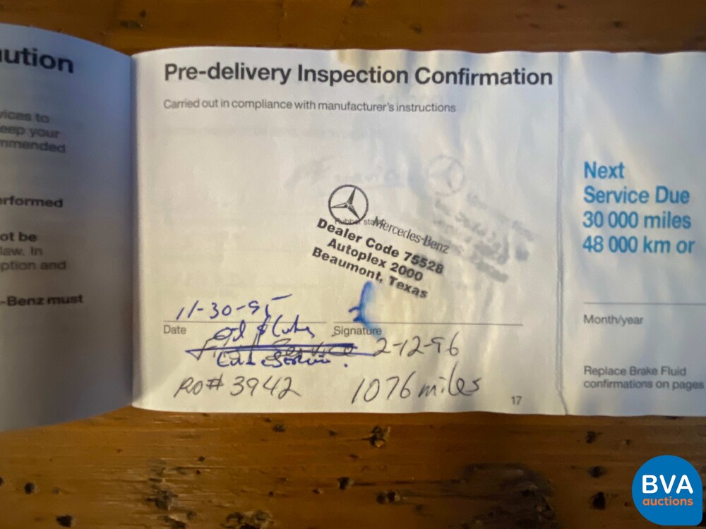 Mercedes-Benz SL500 V8 R129 Roadster SL-Klasse 1996