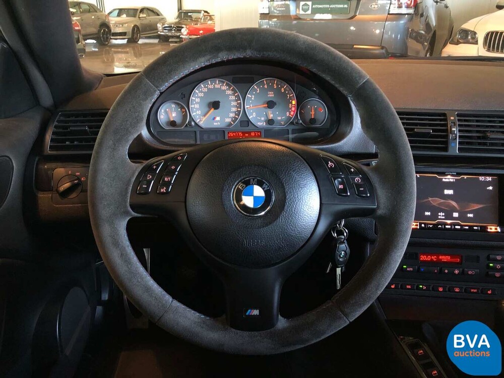 BMW M3 E46 Coupe 3.2 Manual gearbox, Original NL 343hp, 30-GV-BX.