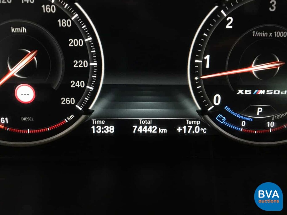 BMW X6 M50d xDrive 381 PS 2016, PJ-438-Z.