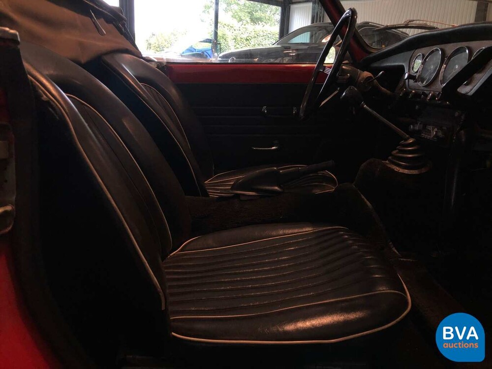 Triumph Spitfire convertible 1.3 MKIII 1969, 74-95-JE.