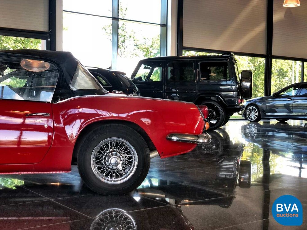 Triumph Spitfire convertible 1.3 MKIII 1969, 74-95-JE.