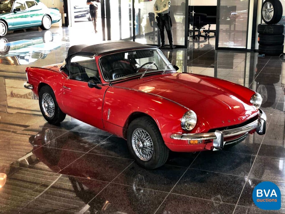 Triumph Spitfire convertible 1.3 MKIII 1969, 74-95-JE.
