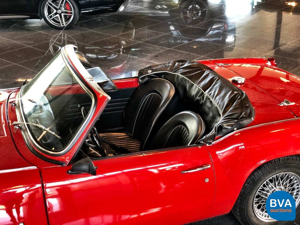 Triumph Spitfire convertible 1.3 MKIII 1969, 74-95-JE.