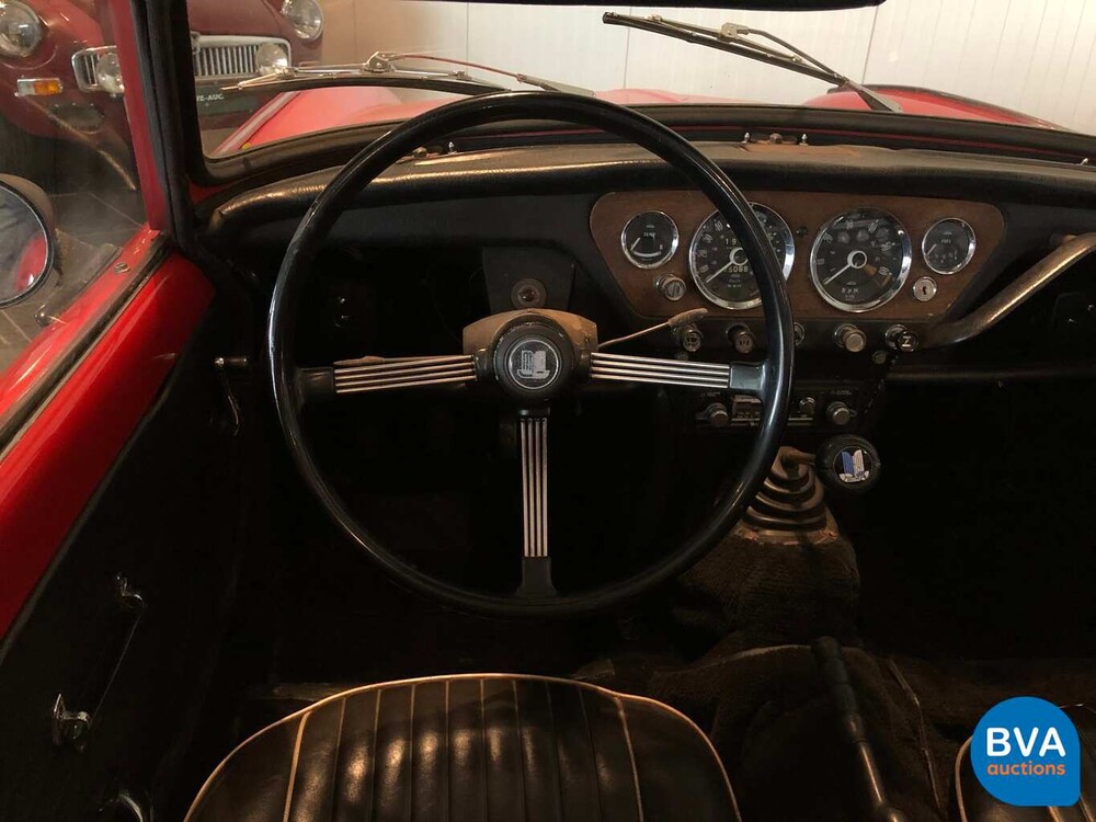 Triumph Spitfire convertible 1.3 MKIII 1969, 74-95-JE.