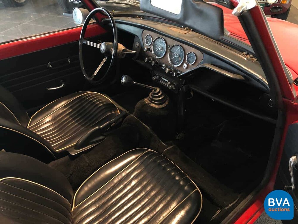 Triumph Spitfire convertible 1.3 MKIII 1969, 74-95-JE.