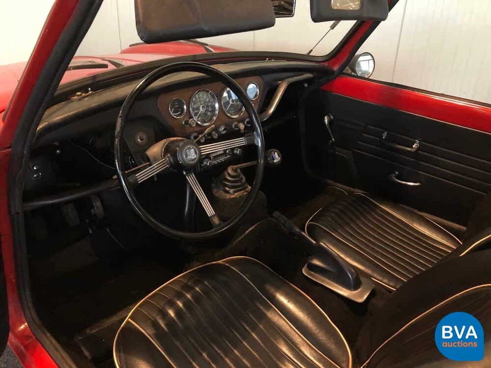Triumph Spitfire convertible 1.3 MKIII 1969, 74-95-JE.