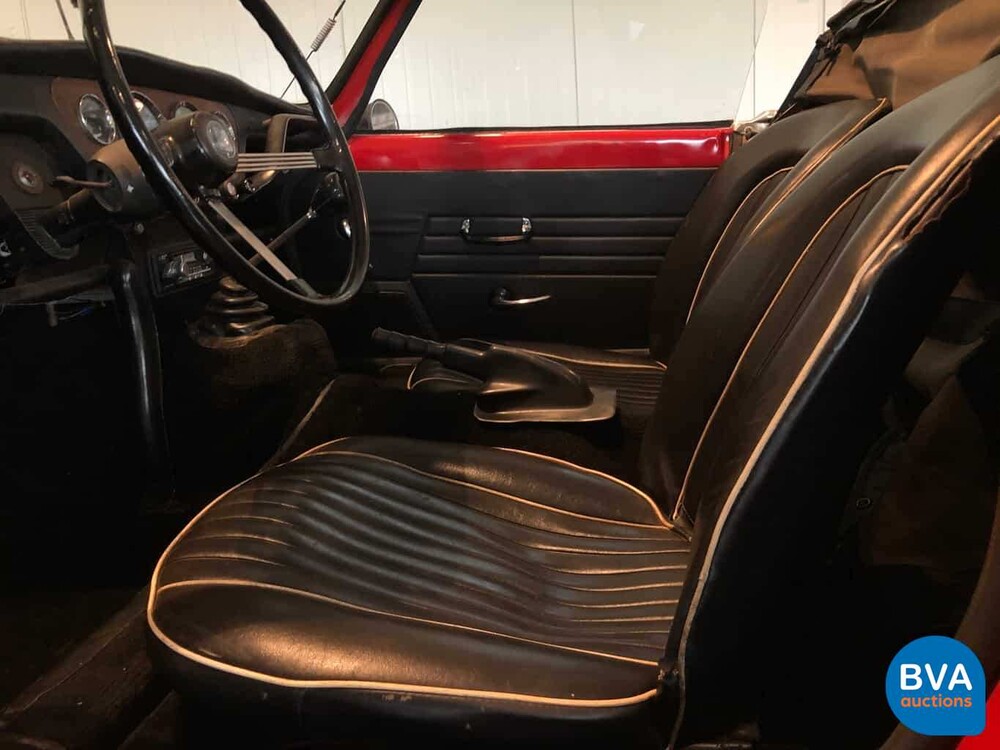 Triumph Spitfire convertible 1.3 MKIII 1969, 74-95-JE.