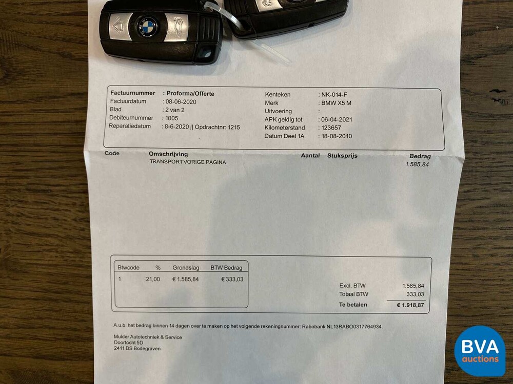 BMW X5 M 4.4 V8 555hp M-Sport 2010, NK-014-F.