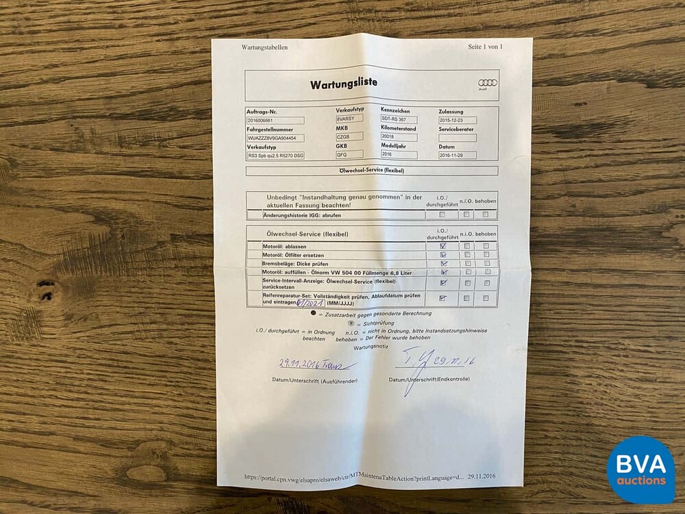 Audi RS3 Sportback Quattro 2.5 TFSI 367hp A3 2016.