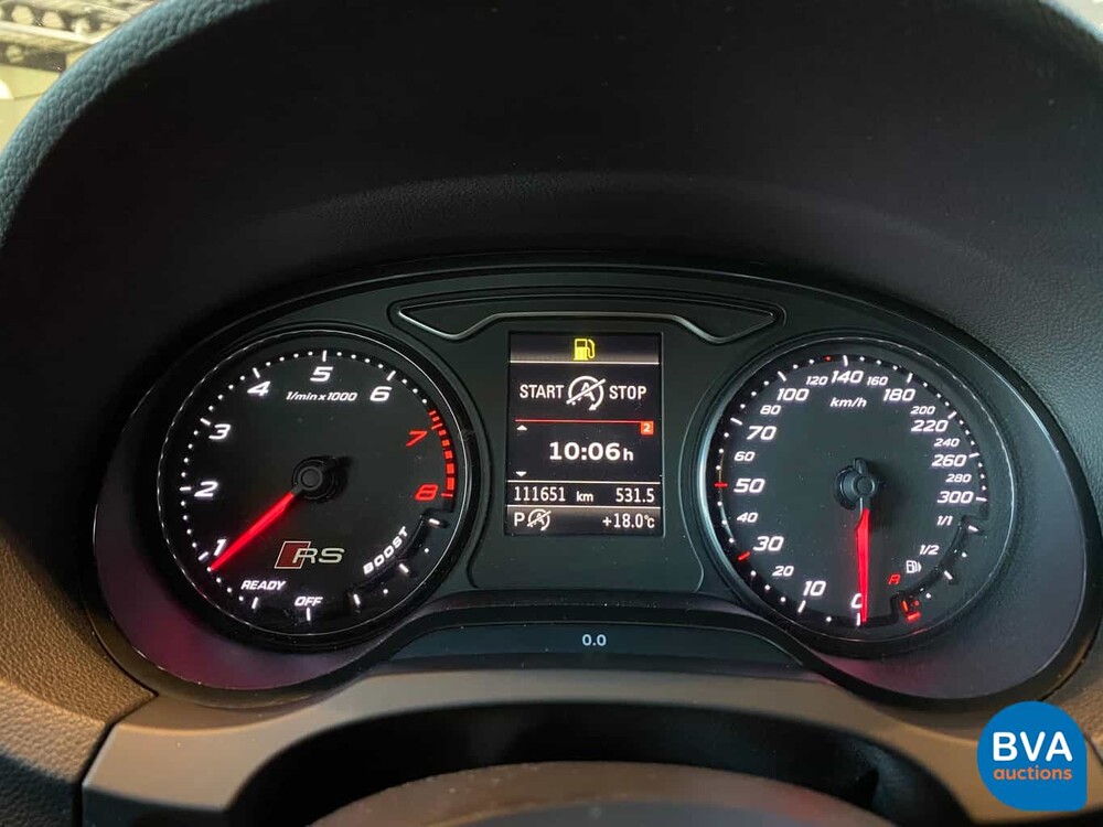 Audi RS3 Sportback Quattro 2.5 TFSI 367hp A3 2016.