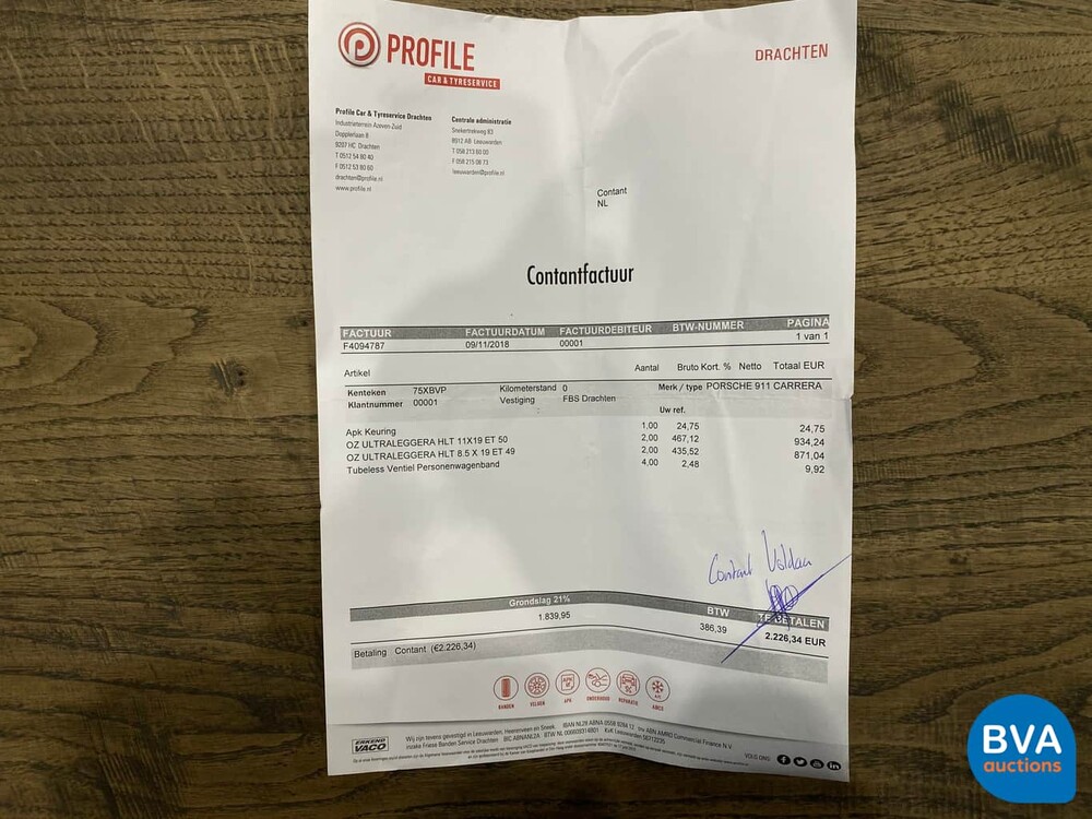 Porsche 911 Carrera 4 3.6 325hp 997 2007 Original NL, 75-XB-VP.