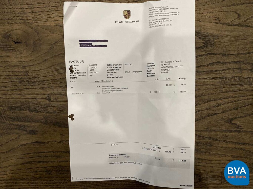 Porsche 911 Carrera 4 3.6 325hp 997 2007 Original NL, 75-XB-VP.