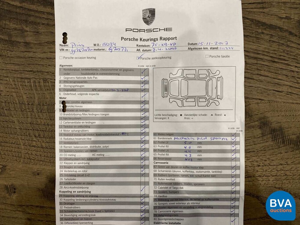 Porsche 911 Carrera 4 3.6 325hp 997 2007 Original NL, 75-XB-VP.