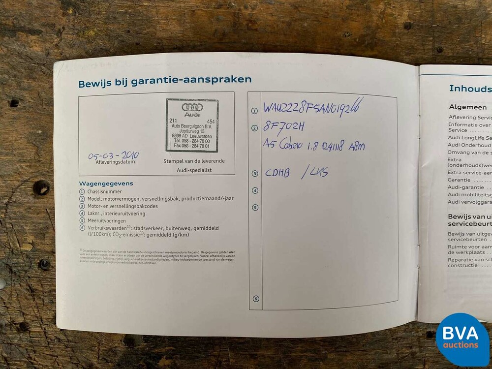 Audi A5 Cabriolet 1.8 TFSI S-Line 160pk 2010, 36-NTB-8