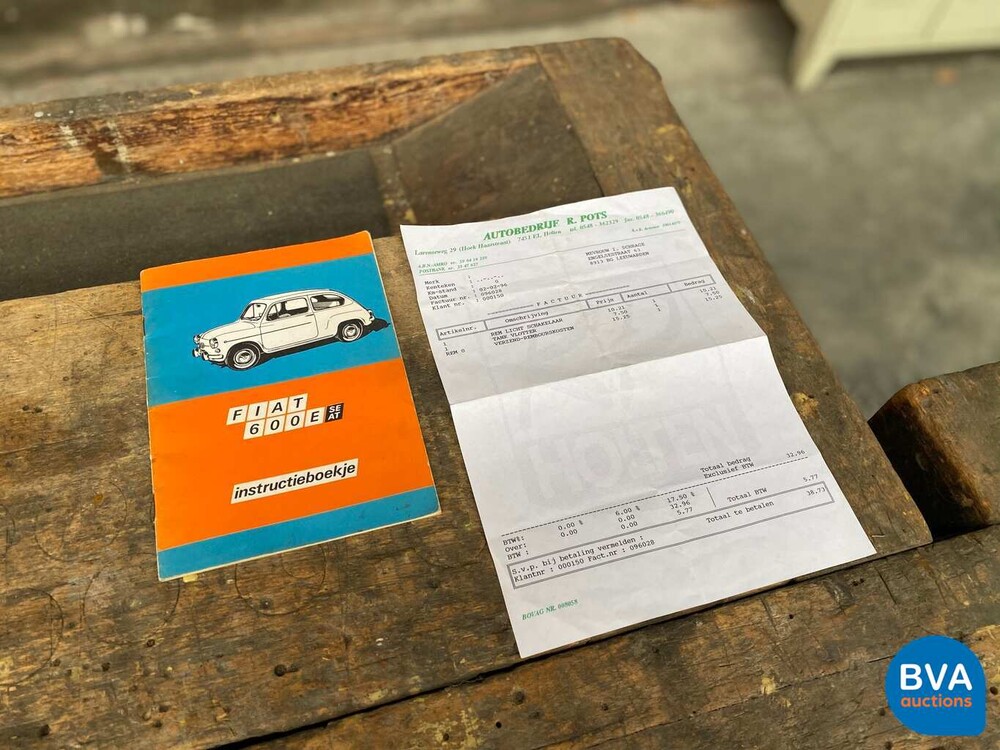 Fiat 600 L 1970 Origineel NL, 93-50-NN