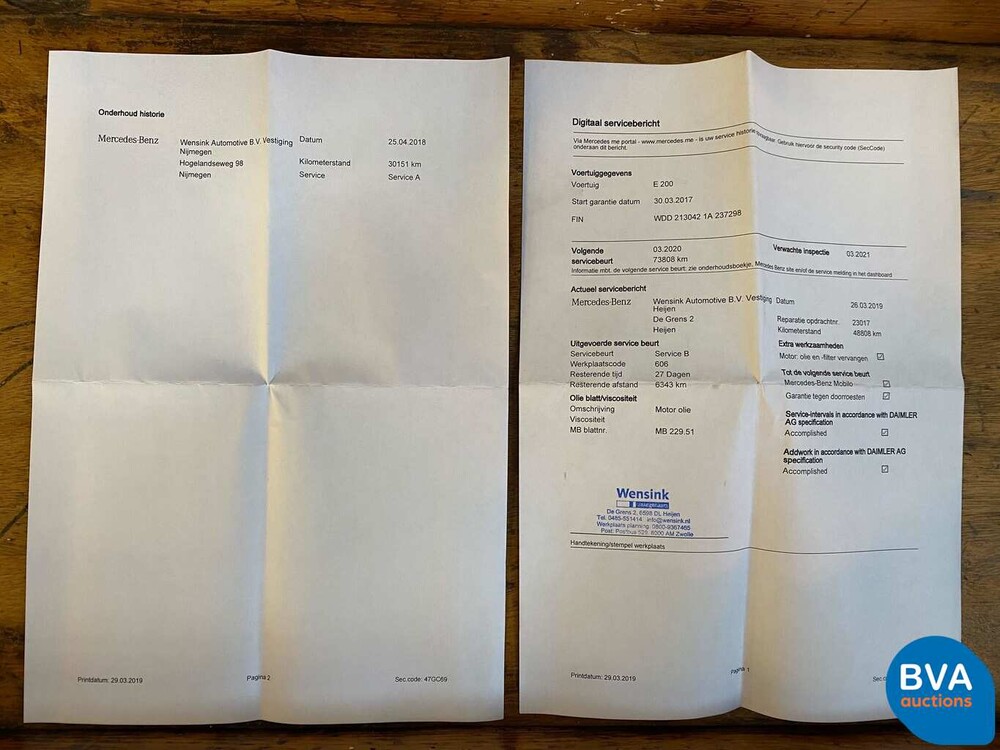 Mercedes-Benz E200 Limousine Ambition 184pk E-Klasse 2017