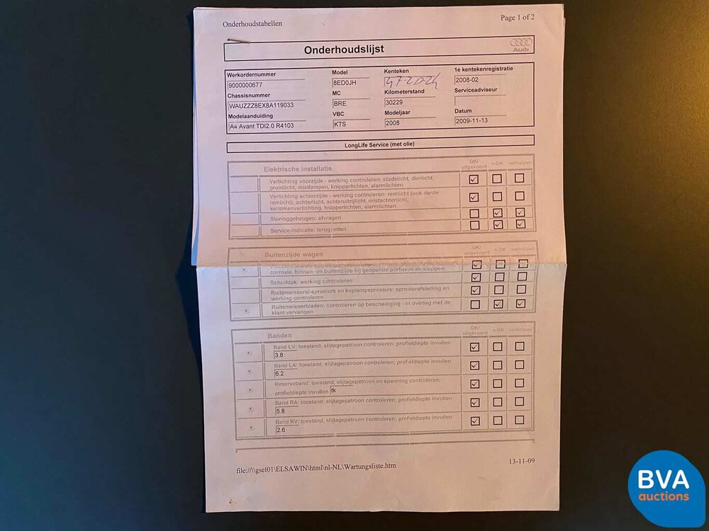 Audi A4 Avant 2.0 TDI Advance Automaat 140pk 2008 Origineel NL, 47-ZD-ZK