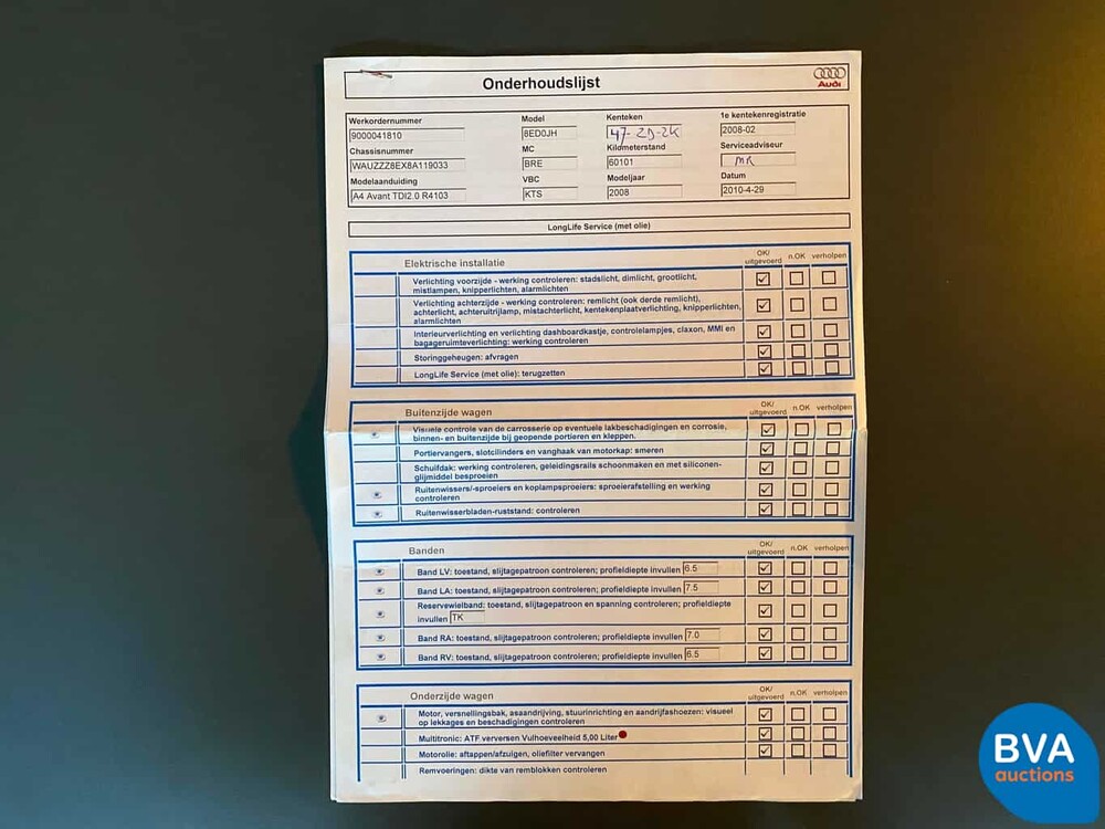 Audi A4 Avant 2.0 TDI Advance Automaat 140pk 2008 Origineel NL, 47-ZD-ZK