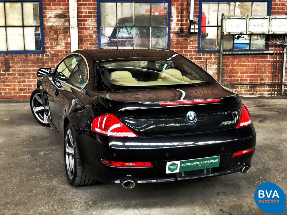 BMW 650i Coupe 4.8 V8 367pk E63 2009 HUD Nightvision 2009