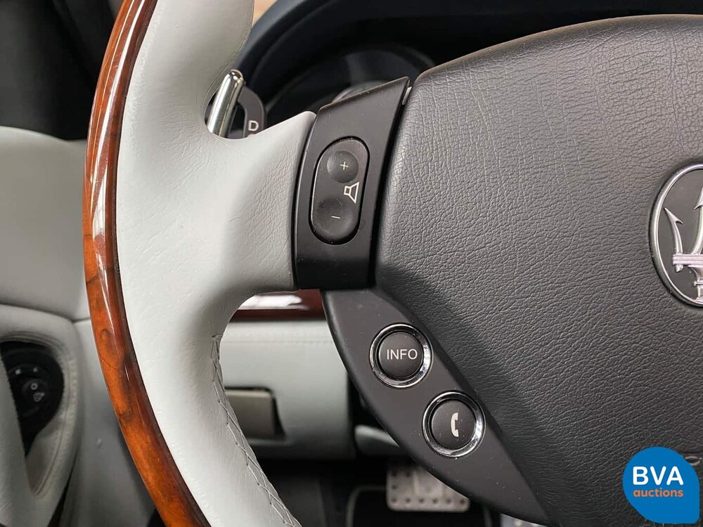 Maserati Quattroporte 4.2 V8 400pk ZF-automaat 2007, J-377-PP