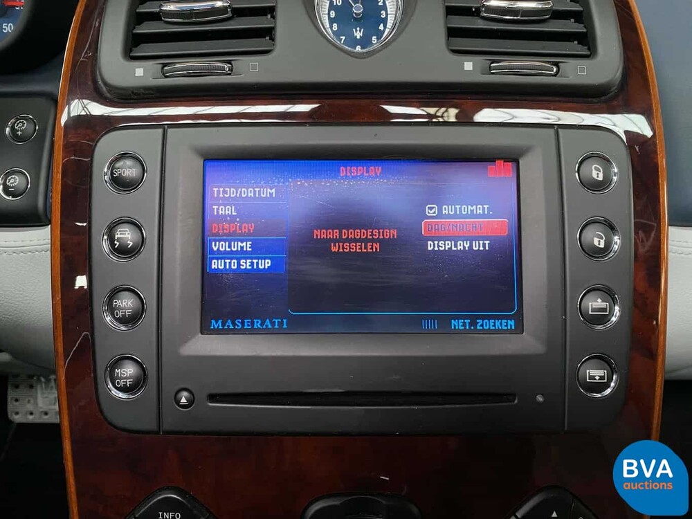 Maserati Quattroporte 4.2 V8 400pk ZF-automaat 2007, J-377-PP