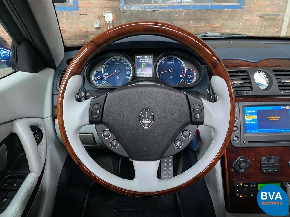 Maserati Quattroporte 4.2 V8 400pk ZF-automaat 2007, J-377-PP